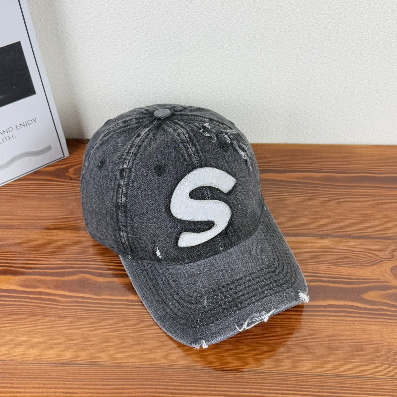 Men's Distressed Graphic Baseball Hat Bowlift