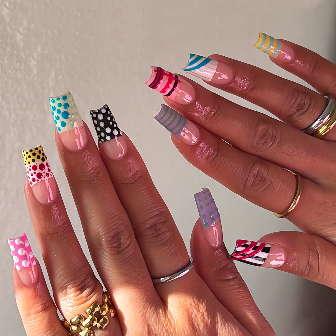 Creative Art Nails with Modern Patterns Bowlift