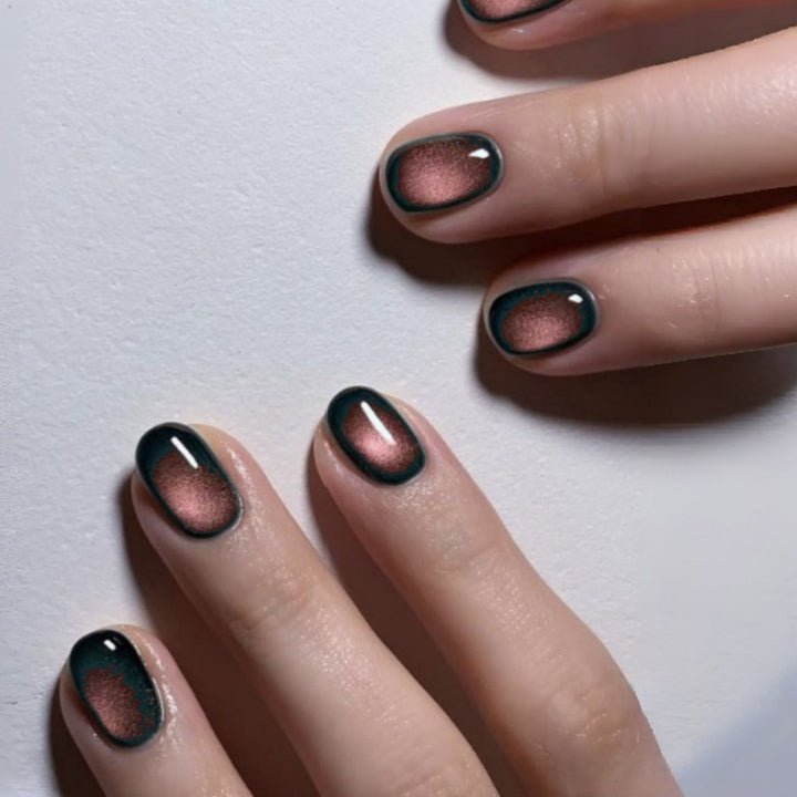 Stylish Gradient Press-On Nails Bowlift