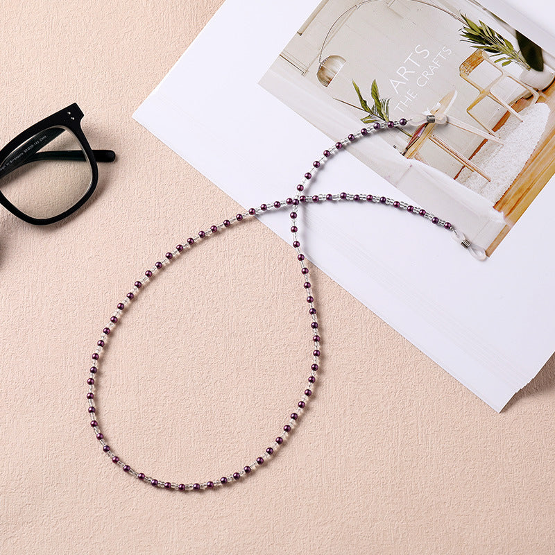 Stylish Beaded Eyewear Chain Bowlift