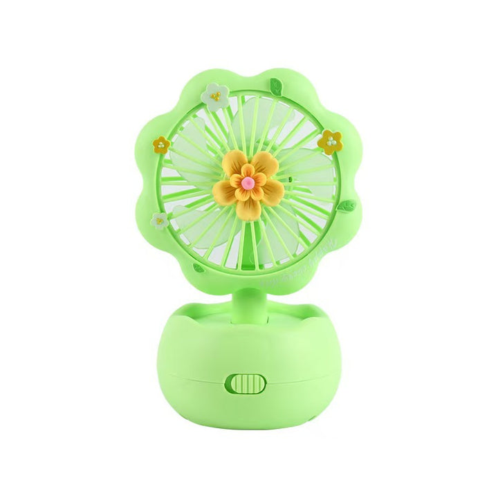 Unisex portable children's table fan with butterfly design, rechargeable and quiet Bowlift
