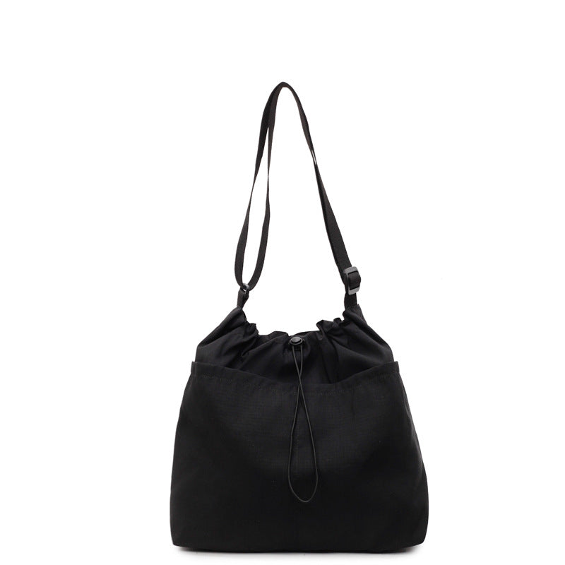 Adjustable Drawstring Shoulder Bag Bowlift