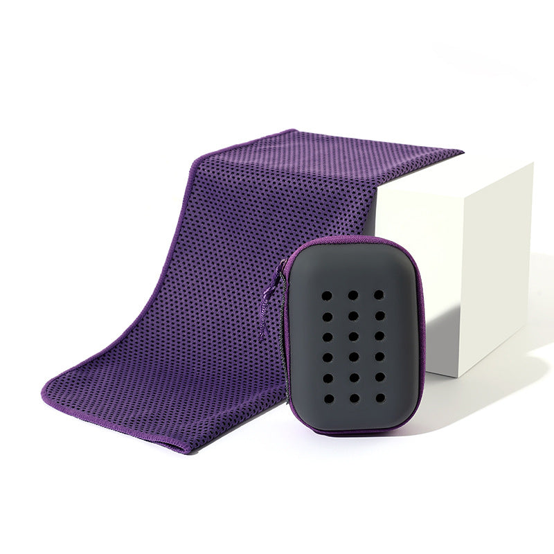 Ladies Cooling Microfiber Towel with Storage Case Bowlift