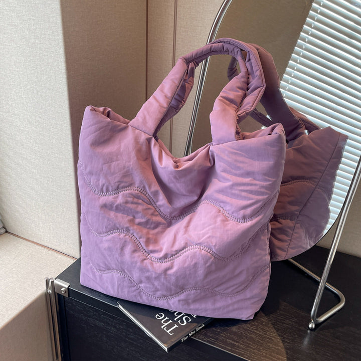 Quilted Everyday Tote Bag Bowlift