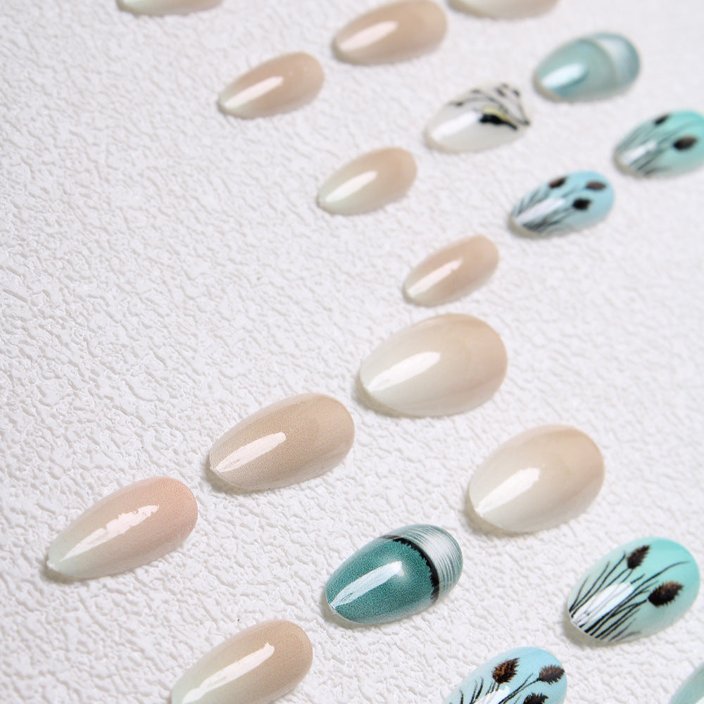 Artistic Nature-Inspired Press-On Nails Bowlift