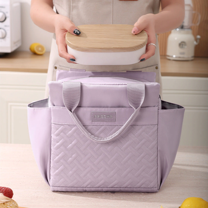 Stylish Woven Handbag Bowlift