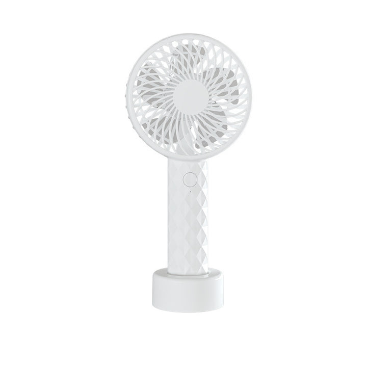 Women's Portable Mini Hand Fan with Ergonomic Grip and USB Charging Function Bowlift