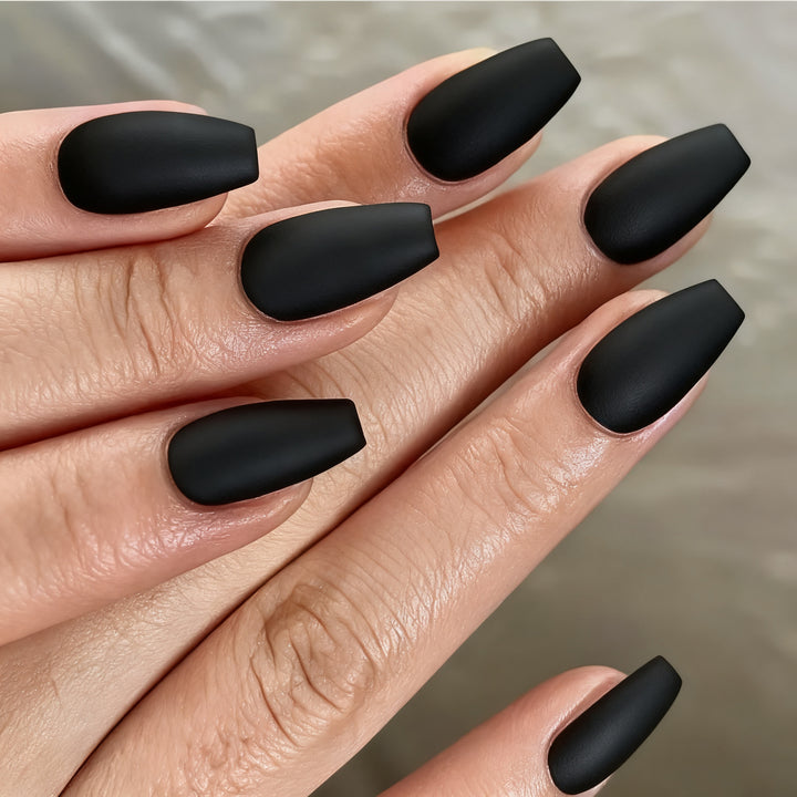 Matte Finish Stiletto Nail Enhancements Bowlift