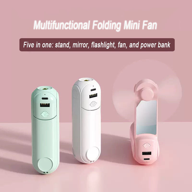 Women Portable USB Fan with Flexible Mount Bowlift