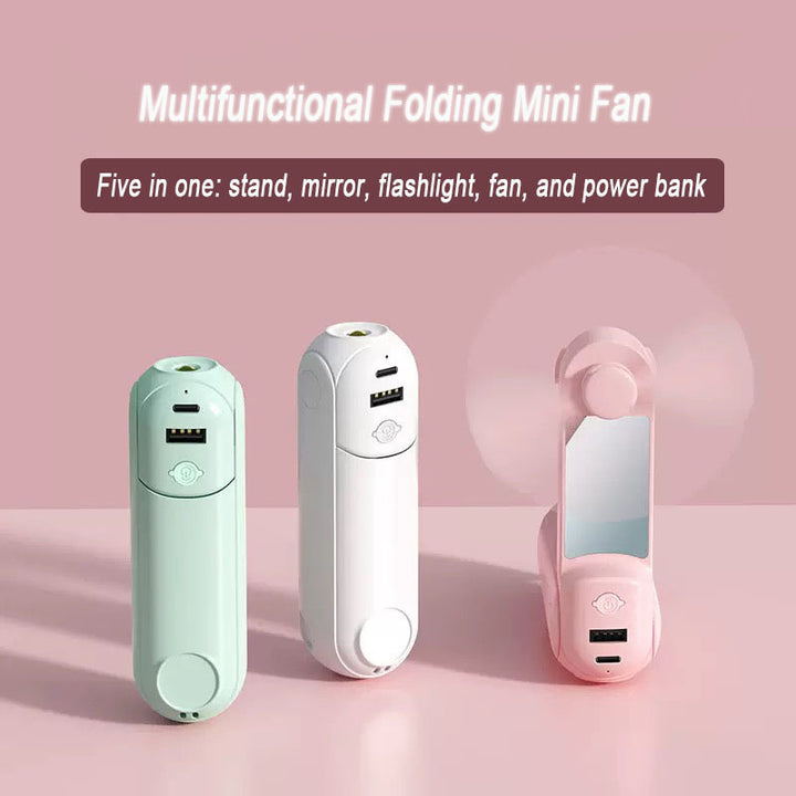 Women Portable USB Fan with Flexible Mount Bowlift