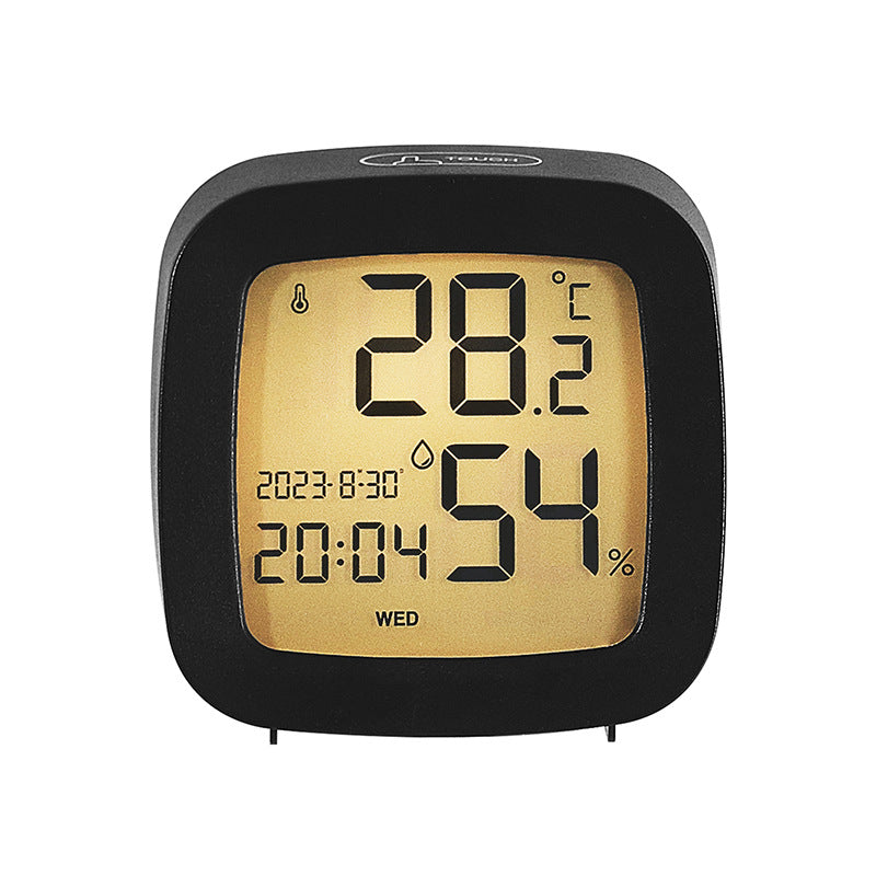 Digital Multifunction Alarm Clock with Hygrometer and Temperature Sensor Bowlift