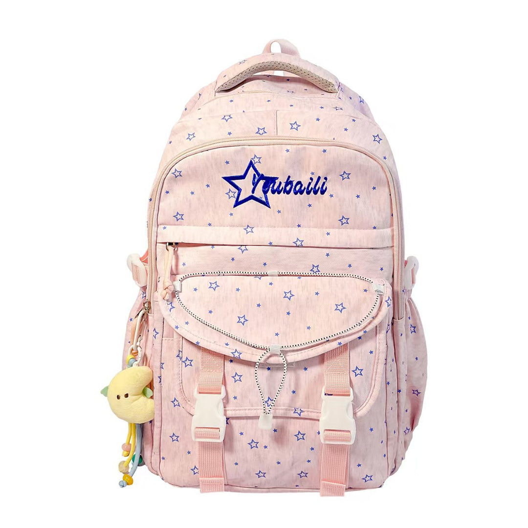 Star Patterned Student Backpack Bowlift