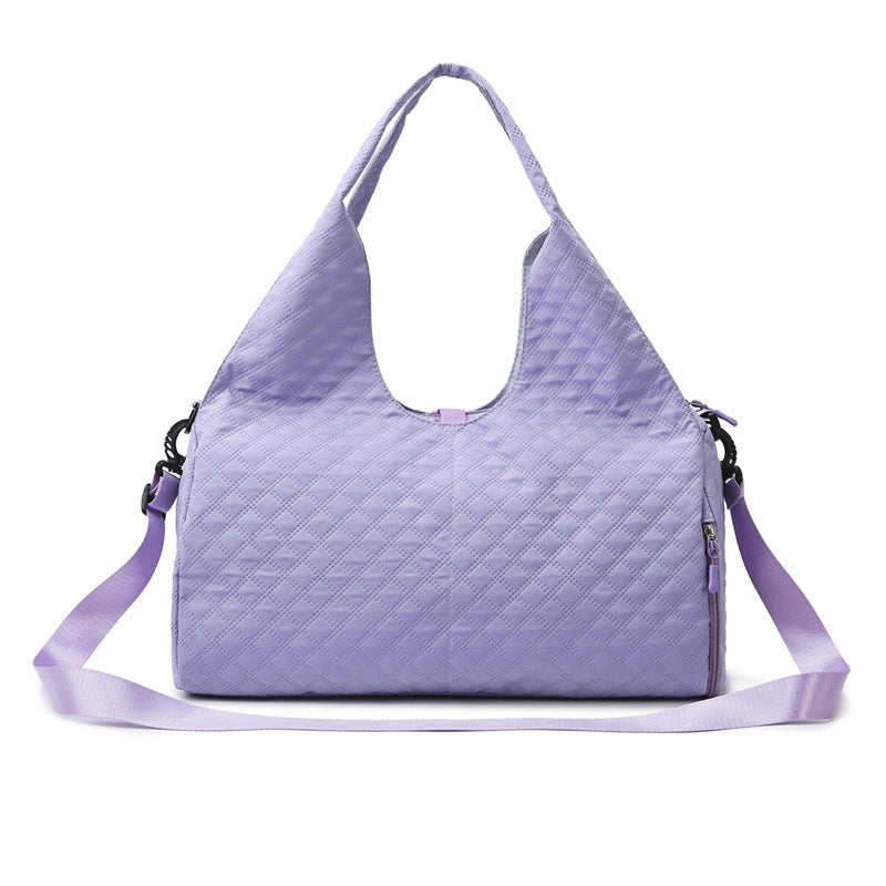 Quilted Multi-Functional Gym Bag