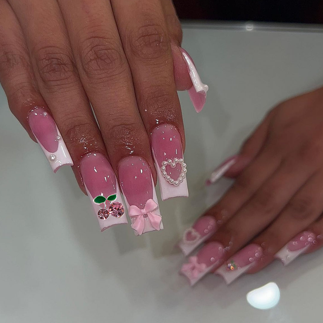 Elegant Acrylic Nail Art Set Bowlift
