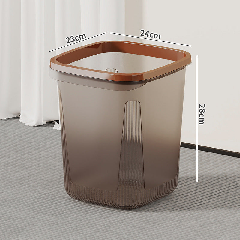 Women's elegant and practical waste bin with ergonomic handle Bowlift
