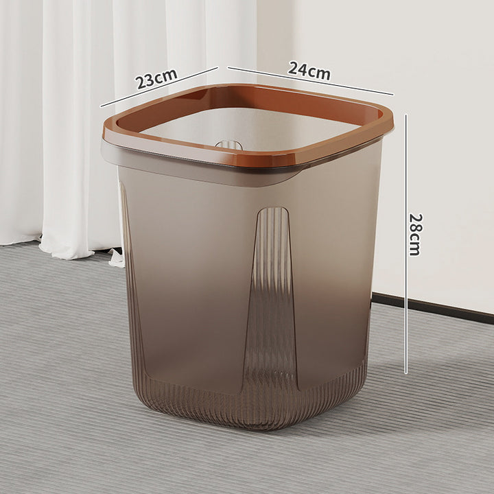 Women's elegant and practical waste bin with ergonomic handle Bowlift