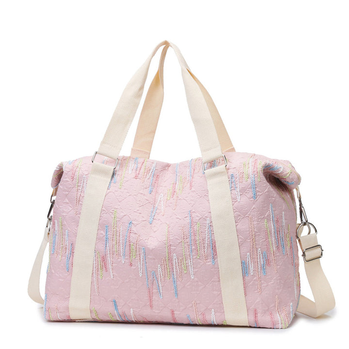 Multifunctional sports and travel bag with creative texture Bowlift