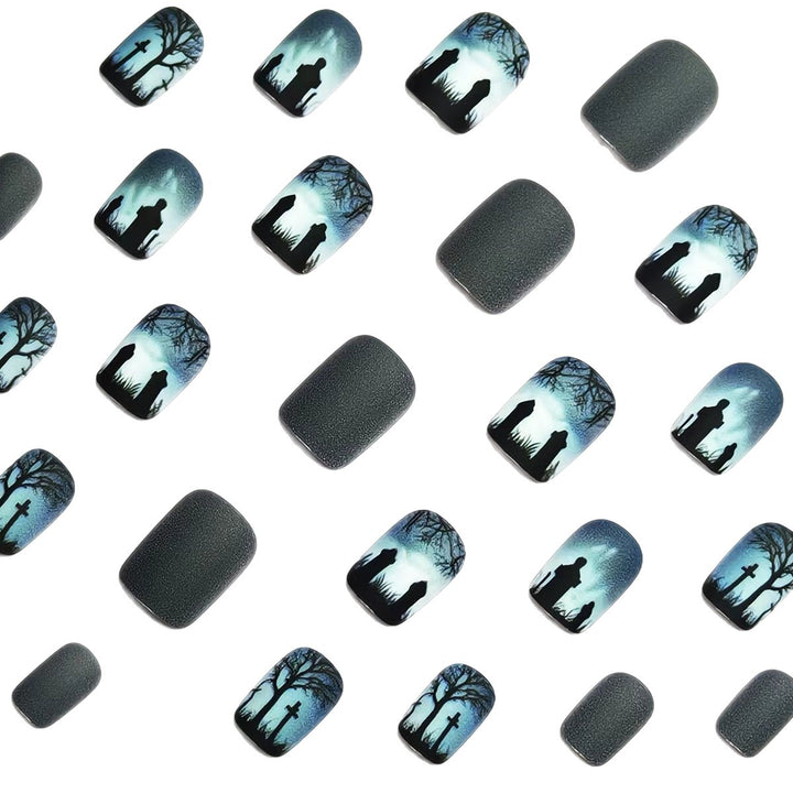 Artistic Gothic Nail Art Bowlift