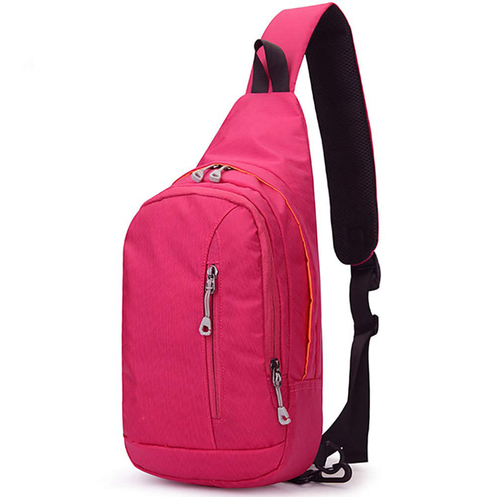 Unisex sling backpack with reflective elements and multiple compartments Bowlift