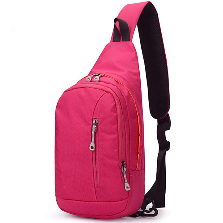 Unisex sling backpack with reflective elements and multiple compartments Bowlift