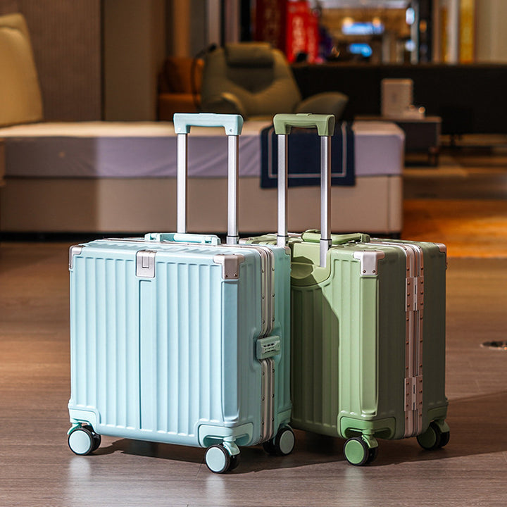 Stylish Multi-Compartment Hard Shell Suitcase Bowlift