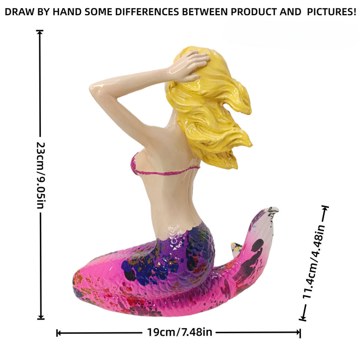 Decorative Mermaid Figurine Bowlift