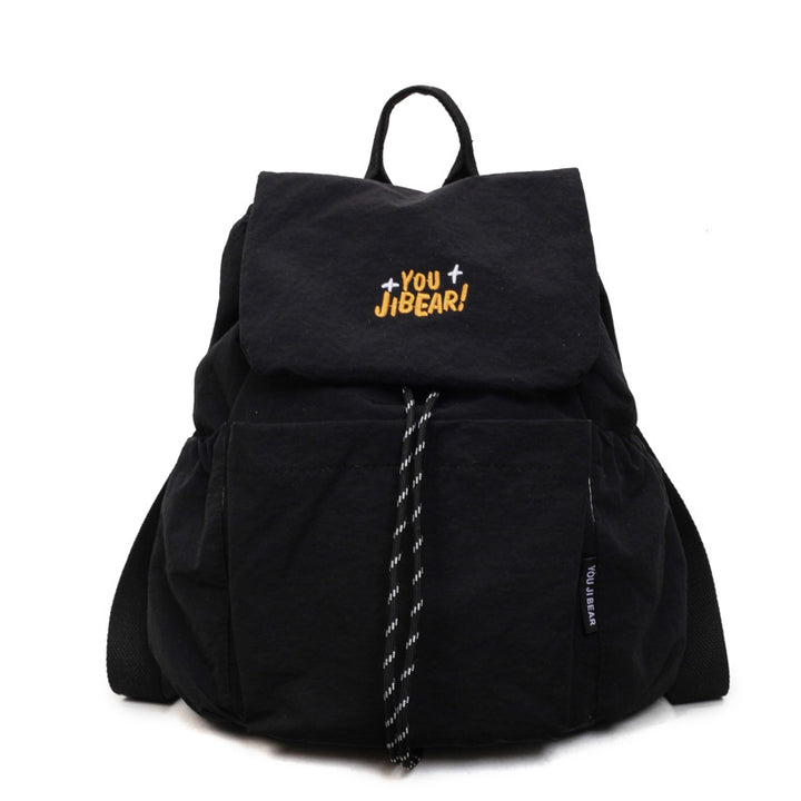 Casual Drawstring Closure Backpack Bowlift