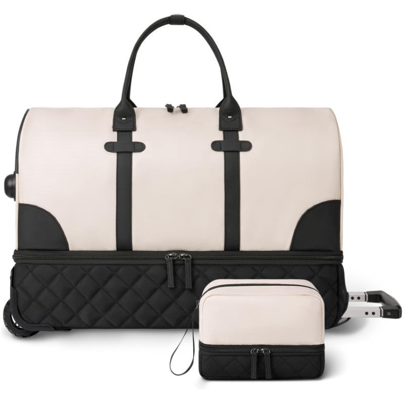 Quilted Rolling Duffle Bag Bowlift
