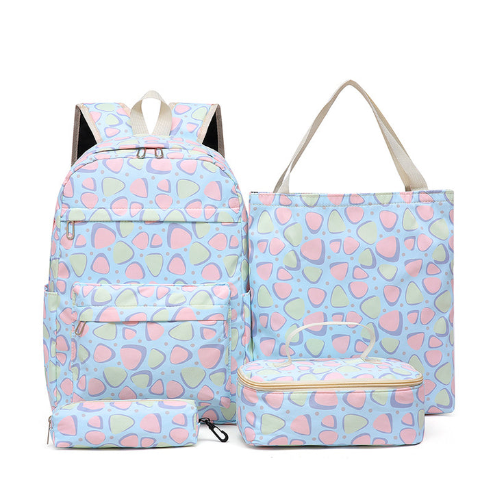 Set of backpack, tote bag and lunch box Bowlift