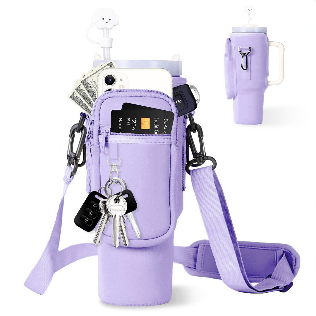 Ladies Multifunctional Phone Bag with Drink Holder Bowlift