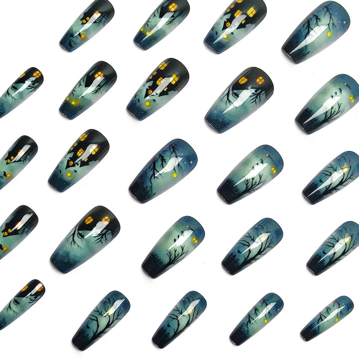 Creative Halloween Designed Nail Art Bowlift
