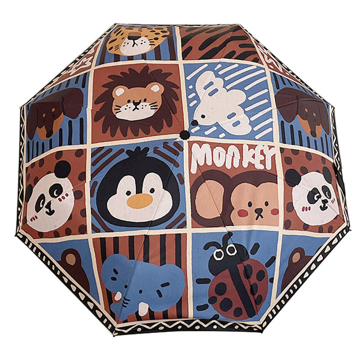 Women's folding umbrella with creative geometric design Bowlift
