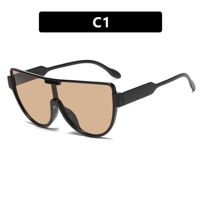 Women’s Fashion Sunglasses with Futuristic Shield Design Bowlift