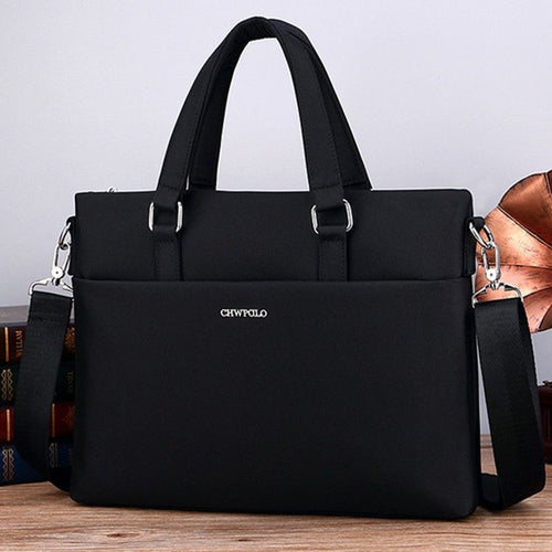 Stylish Laptop Briefcase With Water-Repellent Material And Adjustable Shoulder Strap Bowlift
