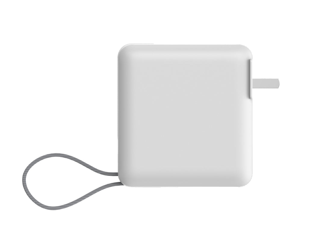 Compact quick-charge power bank with LCD display and integrated safety technology Bowlift