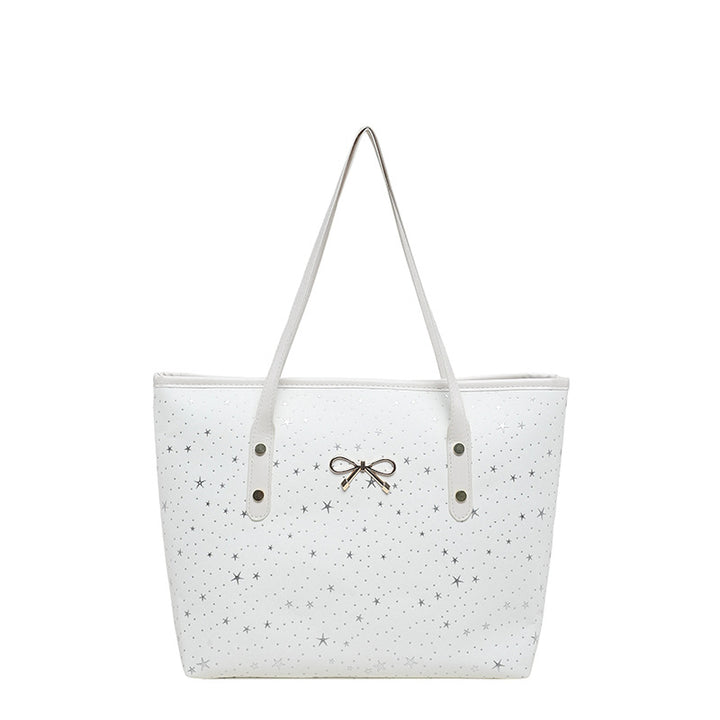 WoStylish Star-Embellished Tote Bag Bowlift