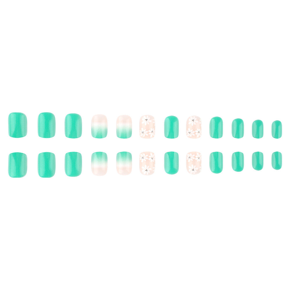 Floral Elegant Press-On Nail Art Set Bowlift