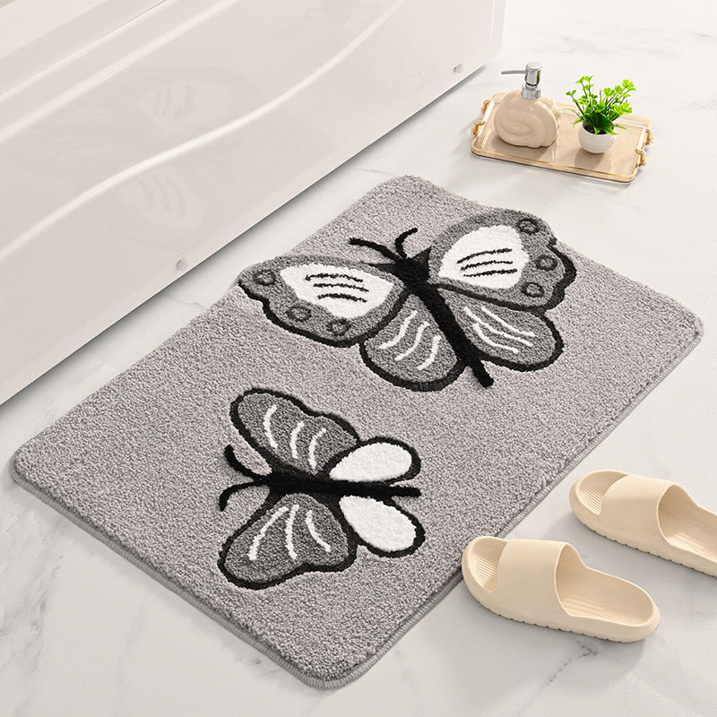 Coastal-Inspired Plush Bath Mat