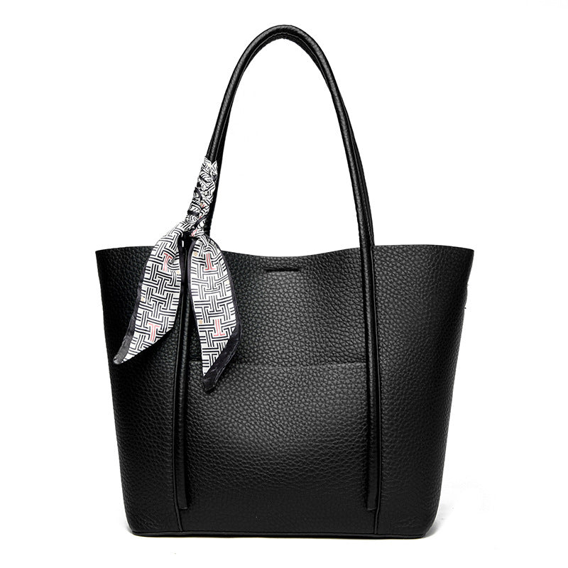 Textured Leather Tote Bag Bowlift