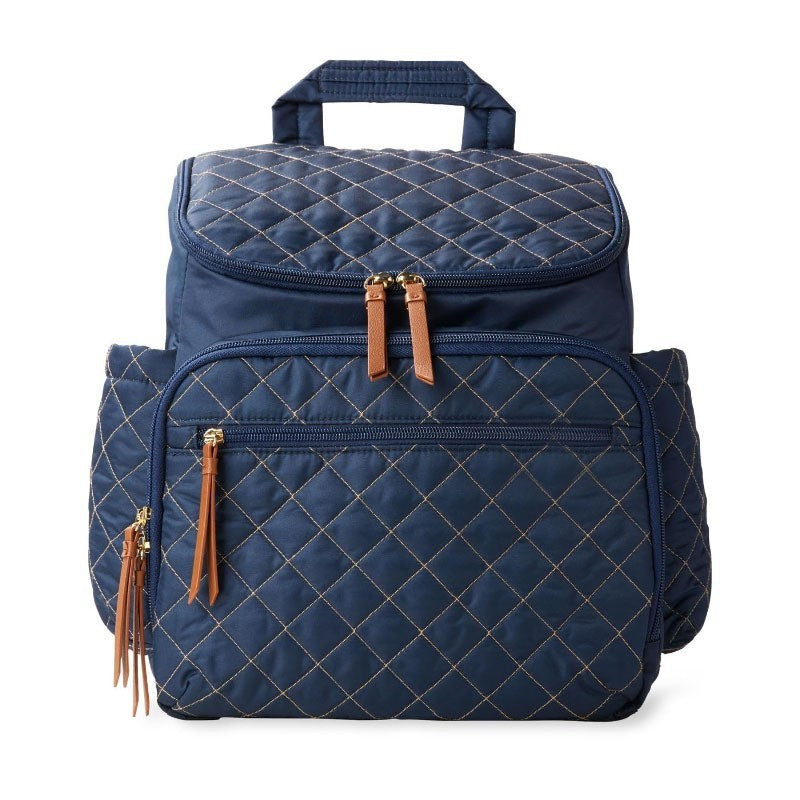 Multi-Functional Quilted Diaper Bag Backpack Bowlift