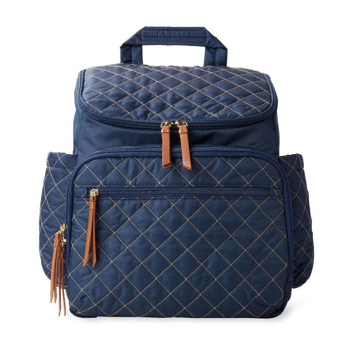 Multi-Functional Quilted Diaper Bag Backpack Bowlift