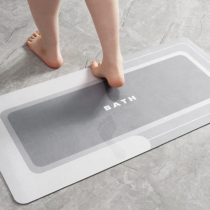 Absorbent Memory Foam Bath Mat Bowlift