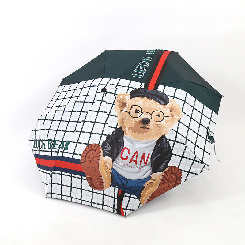 Ladies Elegant Umbrella with Unusual Pattern Mix Bowlift