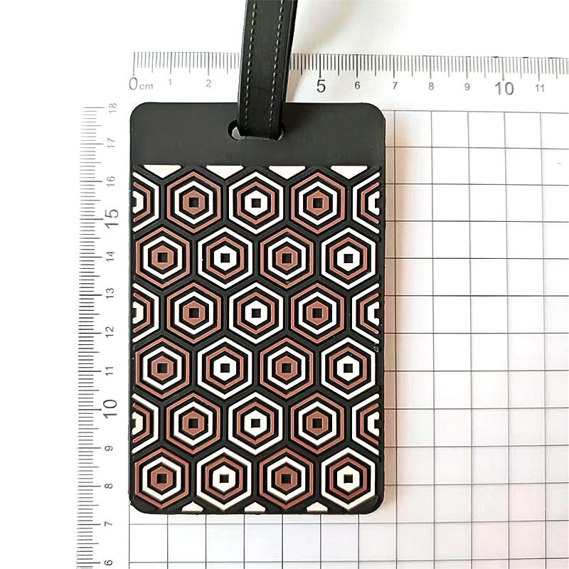 Unisex luggage tag in creative Tetris design Bowlift