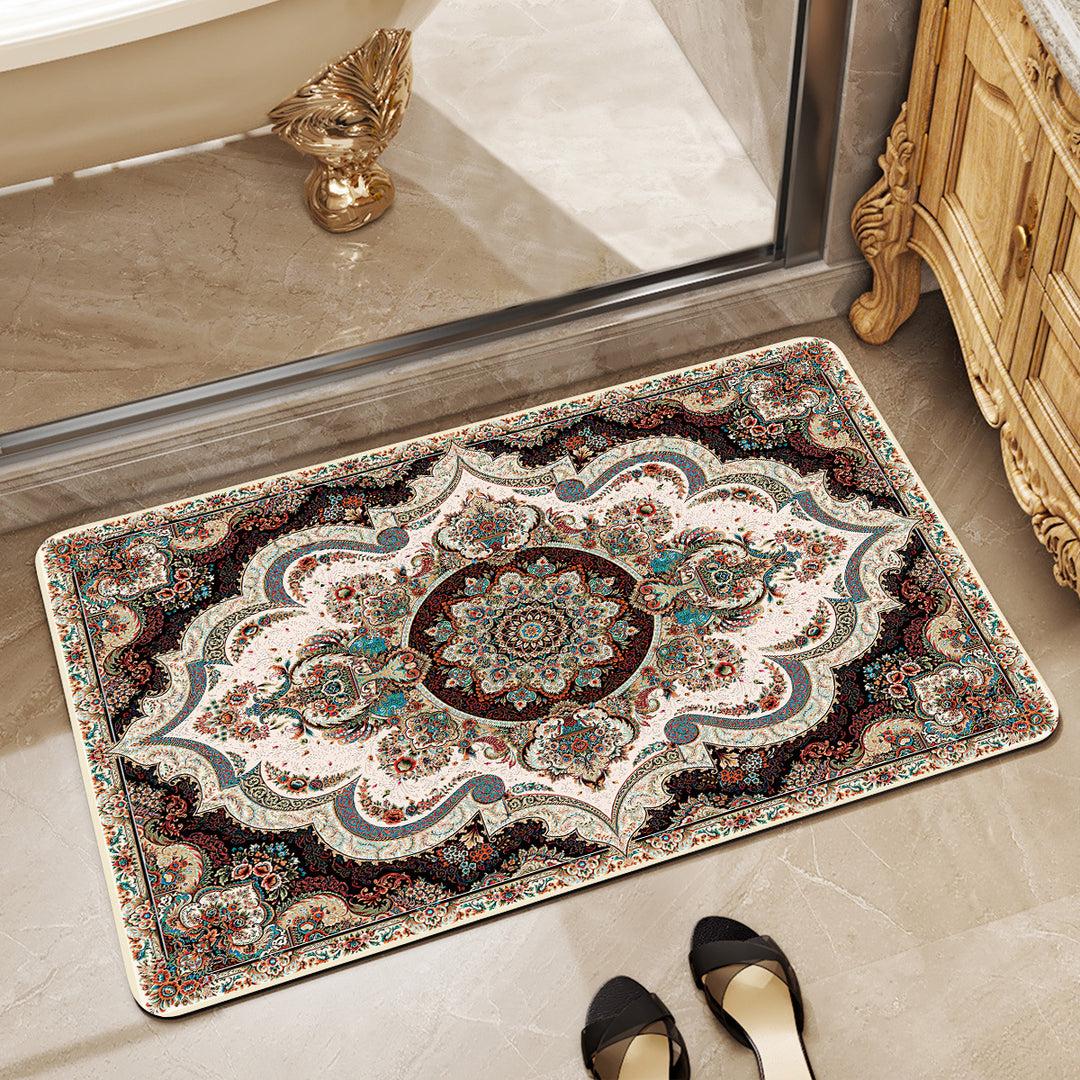 Elegant Vintage-Inspired Area Rug Bowlift