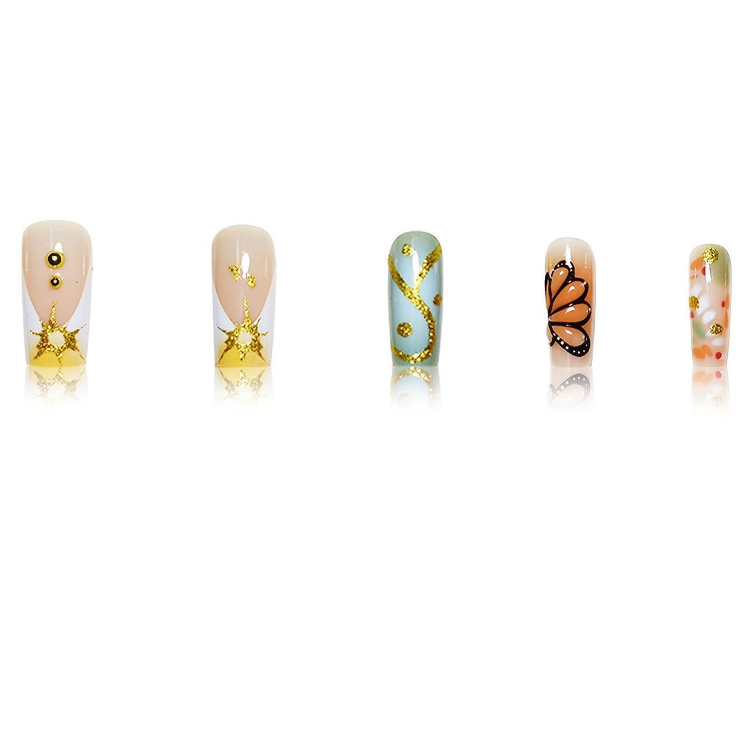 Creative Butterfly Design Nail Art Bowlift
