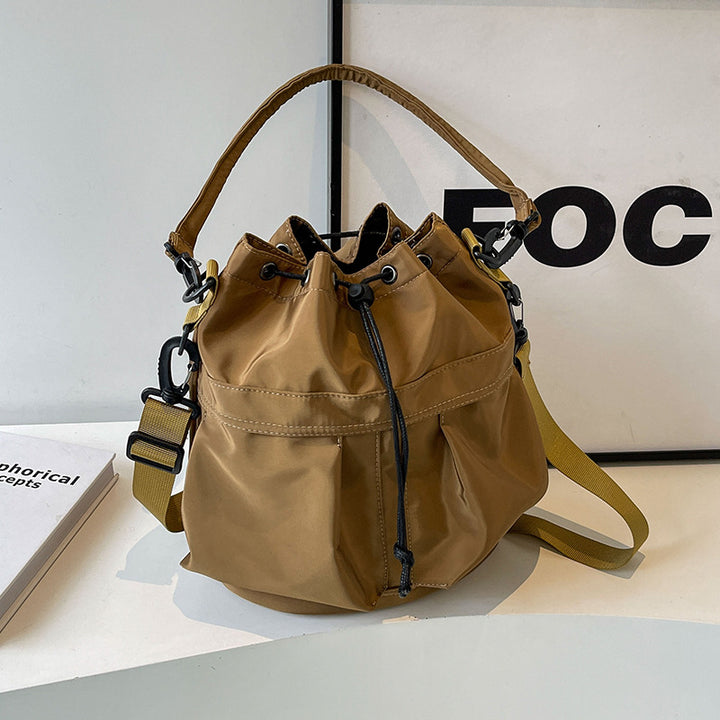 Casual Drawstring Bucket Bag Bowlift