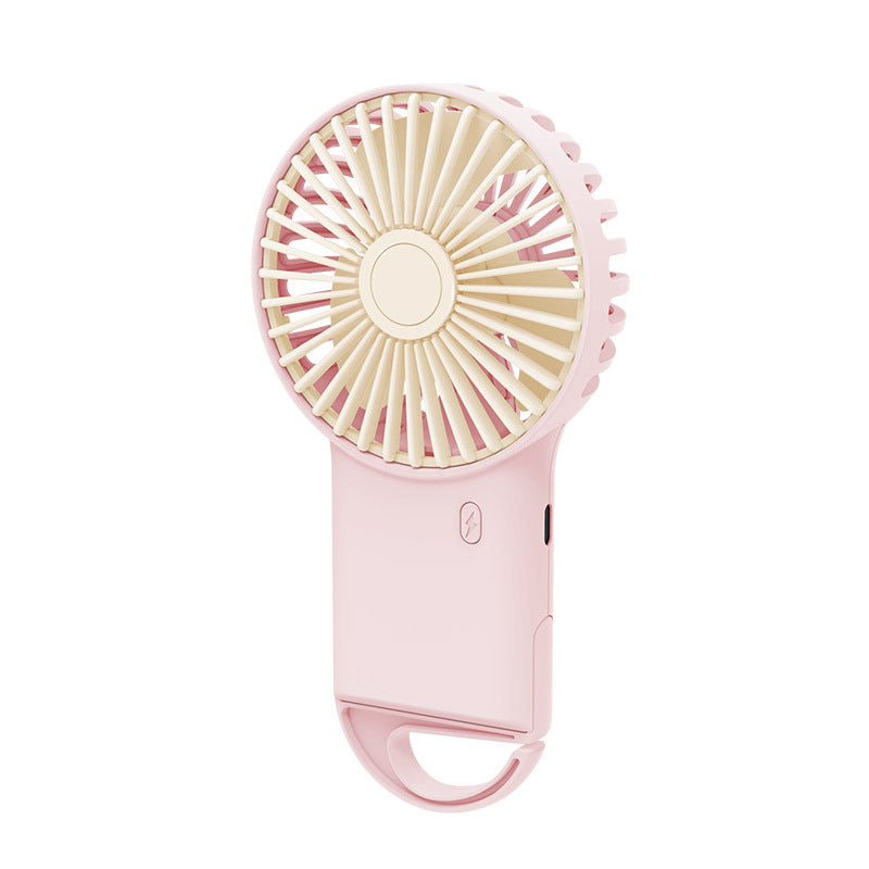 Ladies Portable Hand Fan with Powerful Battery Function Bowlift