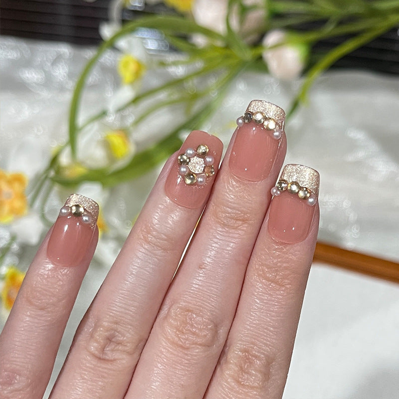 Decorative Rhinestone Nail Art Set Bowlift