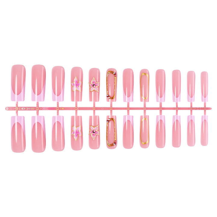 Elegant Decorative Press-On Nail Collection Bowlift 1788495683